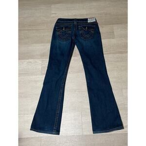 y2k grunge streetwear rodeo western cowgirl True Religion tony bootcut jeans 28